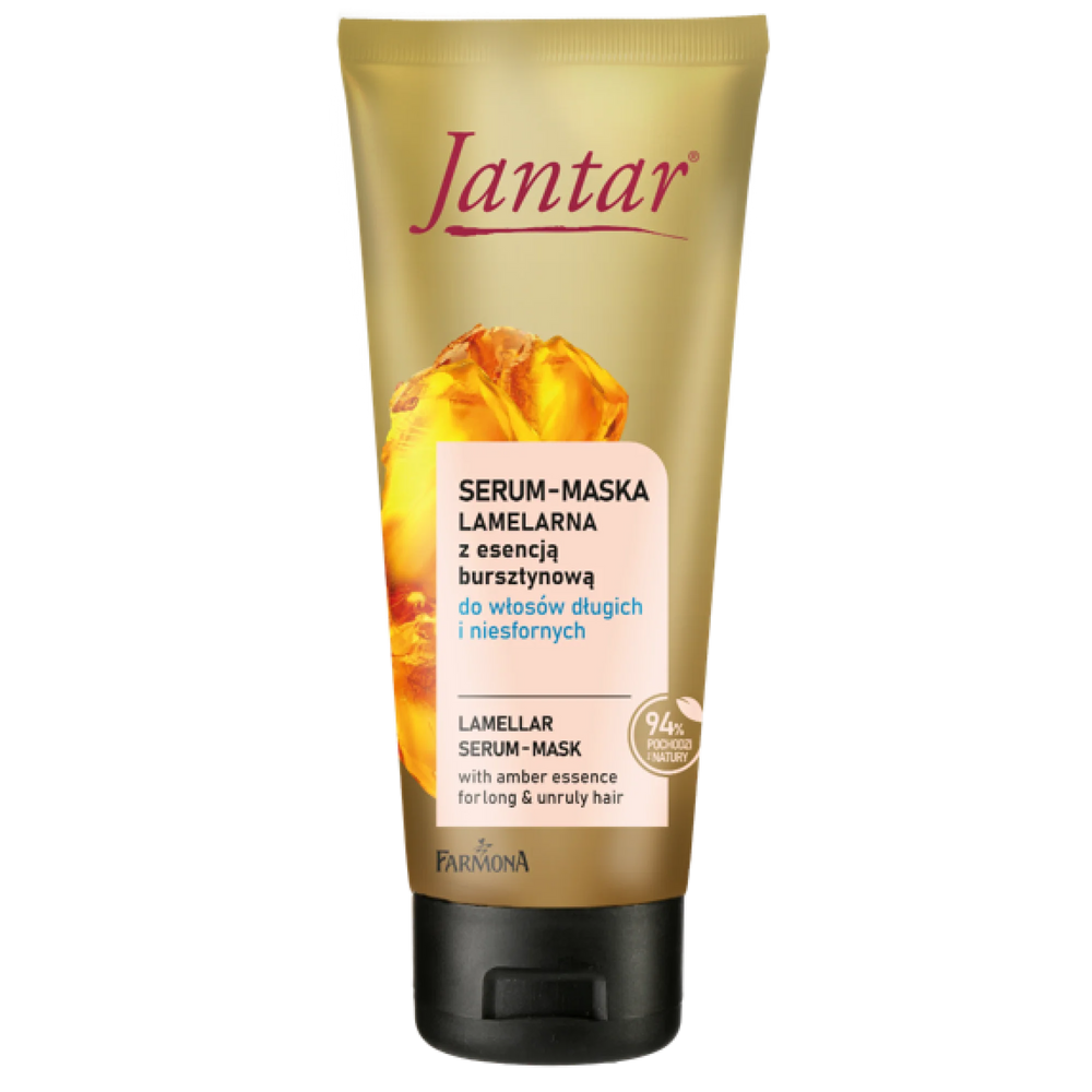 Jantar Lamelarne Serum-Mask with Amber Essence for Long Damaged and Unruly Hair 100ml