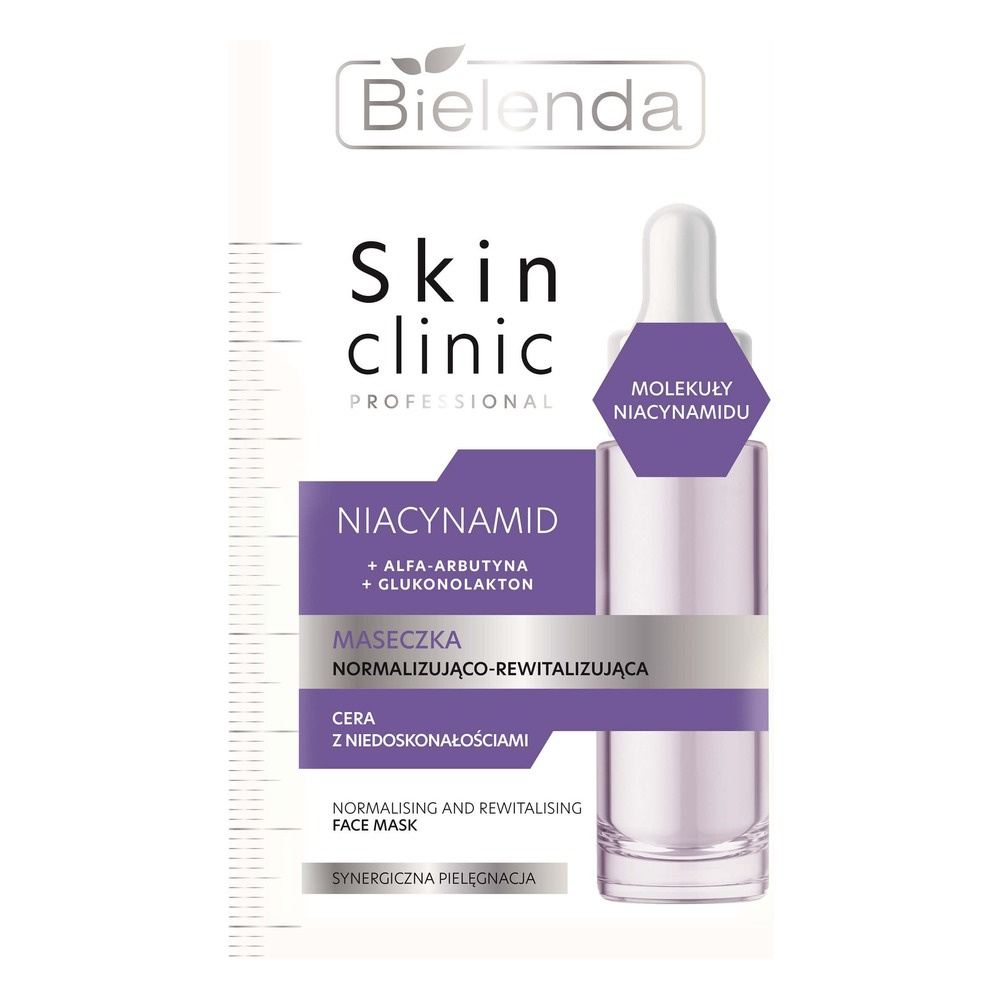 Bielenda Skin Clinic Professional Niacinamide Normalizing and Revitalizing Mask for Skin with Imperfections 8g