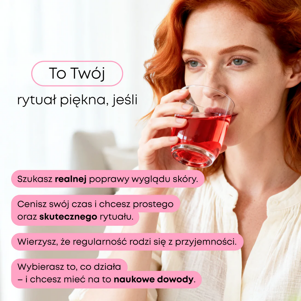 Supersonic Collagen Beauty Drink o Smaku Porzeczka-Mięta 180g