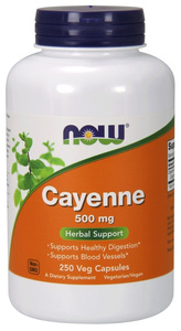Cayenne, 500mg - 250 vcaps