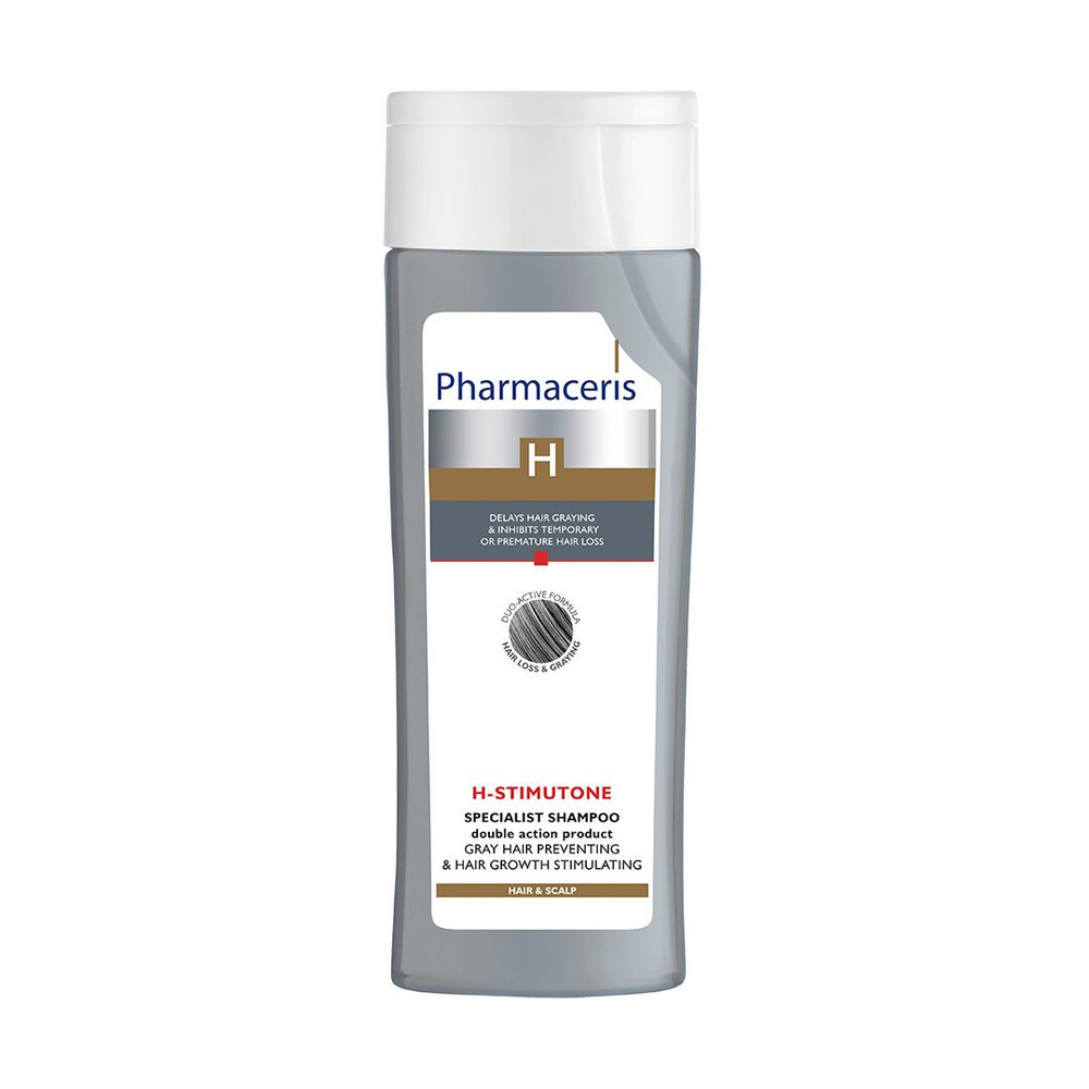 Pharmaceris H-Stimutone Specialized Shampoo Gray Hair Preventing & Hair Growth Stimulating 250ml