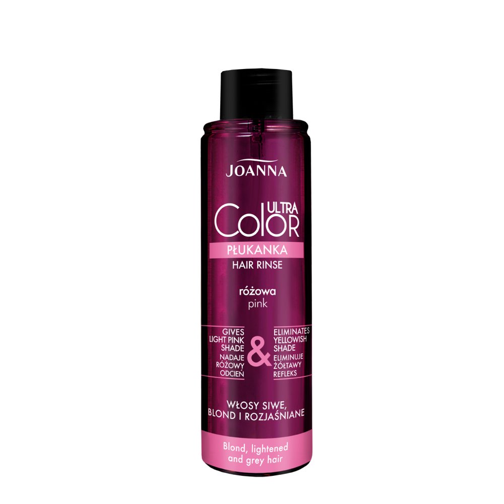 Joanna Ultra Color Rinse for Blonde Gray and Lightened Hair Pink 150ml