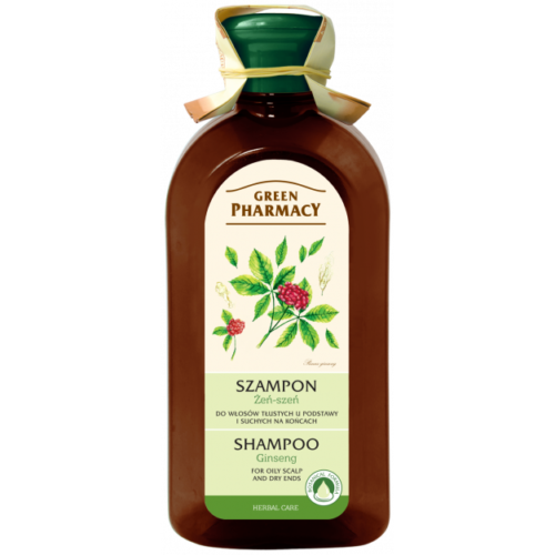 Green Pharmacy Shampoo for Oily Scalp and Dry Ends Ginseng 350ml