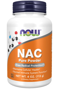 NOW Foods NAC Pure Powder Natural Immunity Support and Regeneration 113g