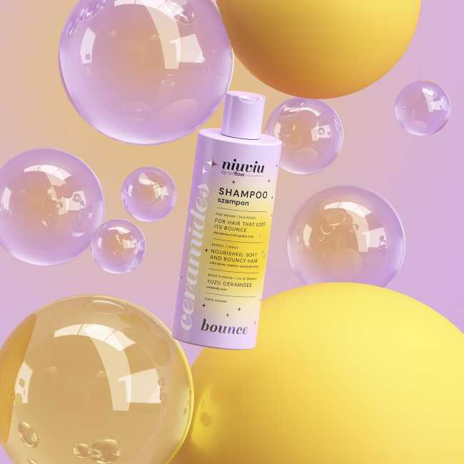 Niuviu Bounce Shampoo for Curly Hair Gentle Cleansing and Curl Enhancement 300ml