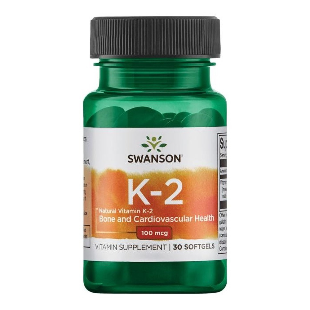Swanson Vitamin K-2 Natural 100mcg 30 Kapsułek