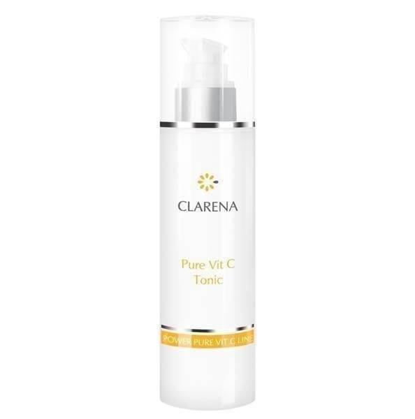 Clarena Power Pure Vit C Tonik Rozjaśniający dla Szarej i Wrażliwej Cery - 200 ml