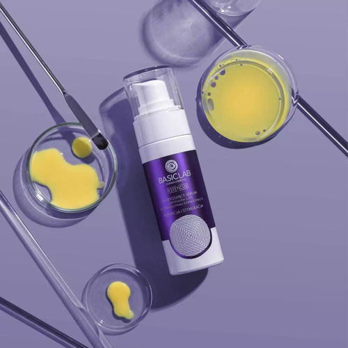 BasicLab Korygujące Serum z Retinalem 0,07% Fitosfingozyną i Karnozyną 2.0 Redukcja i Stymulacja dla Skóry Problematycznej na Noc 15ml