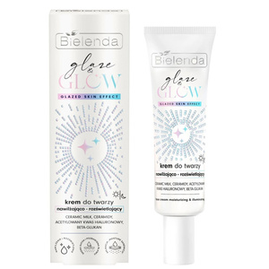 Bielenda Glaze & Glow Nawilżająco - Rozświetlający Krem Glazed Skin Effect dla Skóry Suchej i Pozbawionej Blasku 50ml
