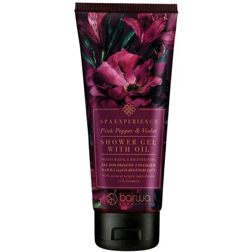 Barwa Spa Experience: Luxurious Moisturizing Shower Gel with Pink Pepper & Violet
