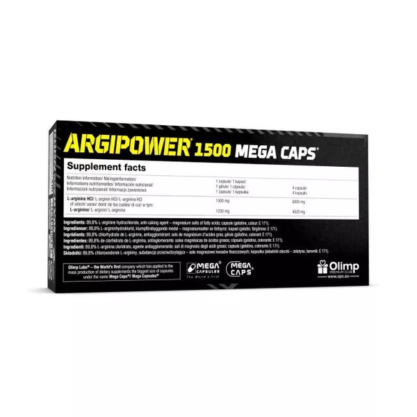 Olimp ArgiPower 1500 Mega Caps 120 Capsules