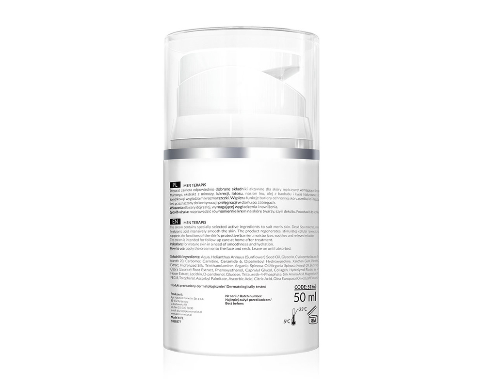 Apis MenTerApis Smoothing Cream for Men with Dead Sea Minerals 50ml