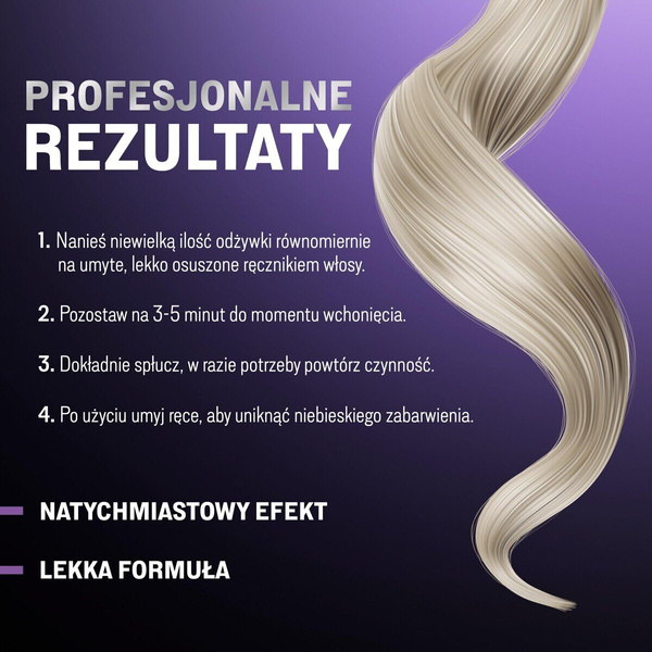Joanna Professional Silver Boost Complex Odżywka Tonująca Kolor Srebrna 500g