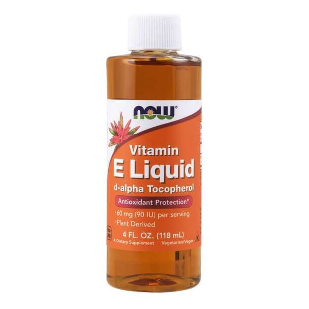 Now Foods Vitamin E Liquid D-alpha-Tocopheryl Supports Immunity 118ml