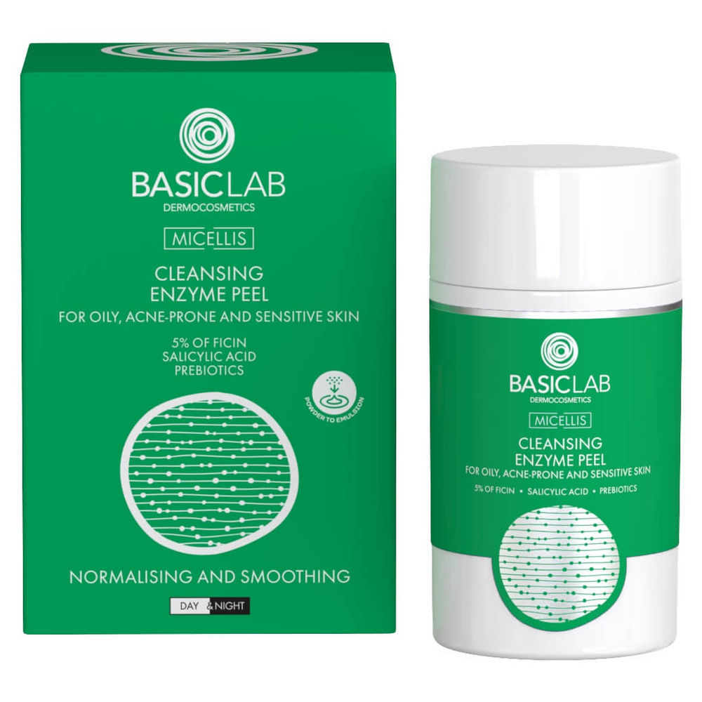 BasicLab Enzymatic Cleansing Peel For Oily and Sensitive Skin 35g