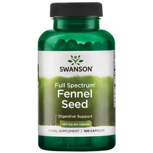 Swanson Full Spectrum Fennel Seed 480mg 100 Kapsułek