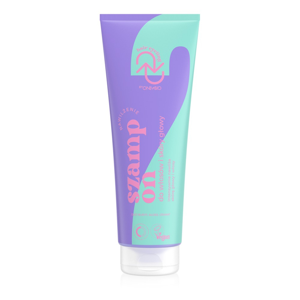 OnlyBio Hair Cycling Nawilżenie Szampon do Włosów i Skóry Głowy 250ml
