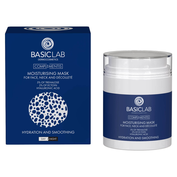BasicLab Dermocosmetics Complementis Moisturising Mask For Face Neck And Dcollet 50ml