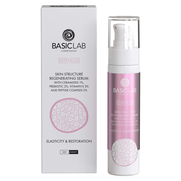BasicLab Regenerating Serum With Ceramides And Peptide Complex 50ml