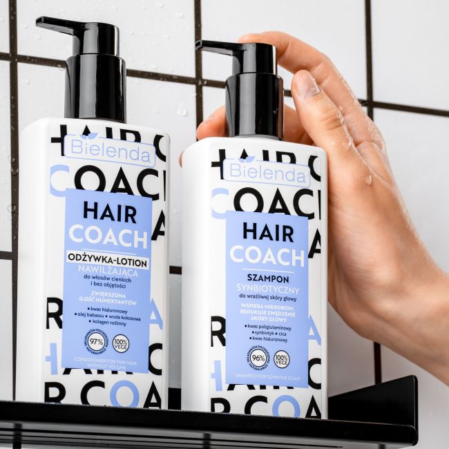 Bielenda Hair Coach Nawilżająca Odżywka-Lotion do Włosów Cienkich i bez Objętości 280ml
