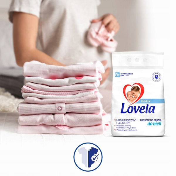 Lovela Baby Hipoalergiczny Proszek do Prania do Bieli 1,3kg 