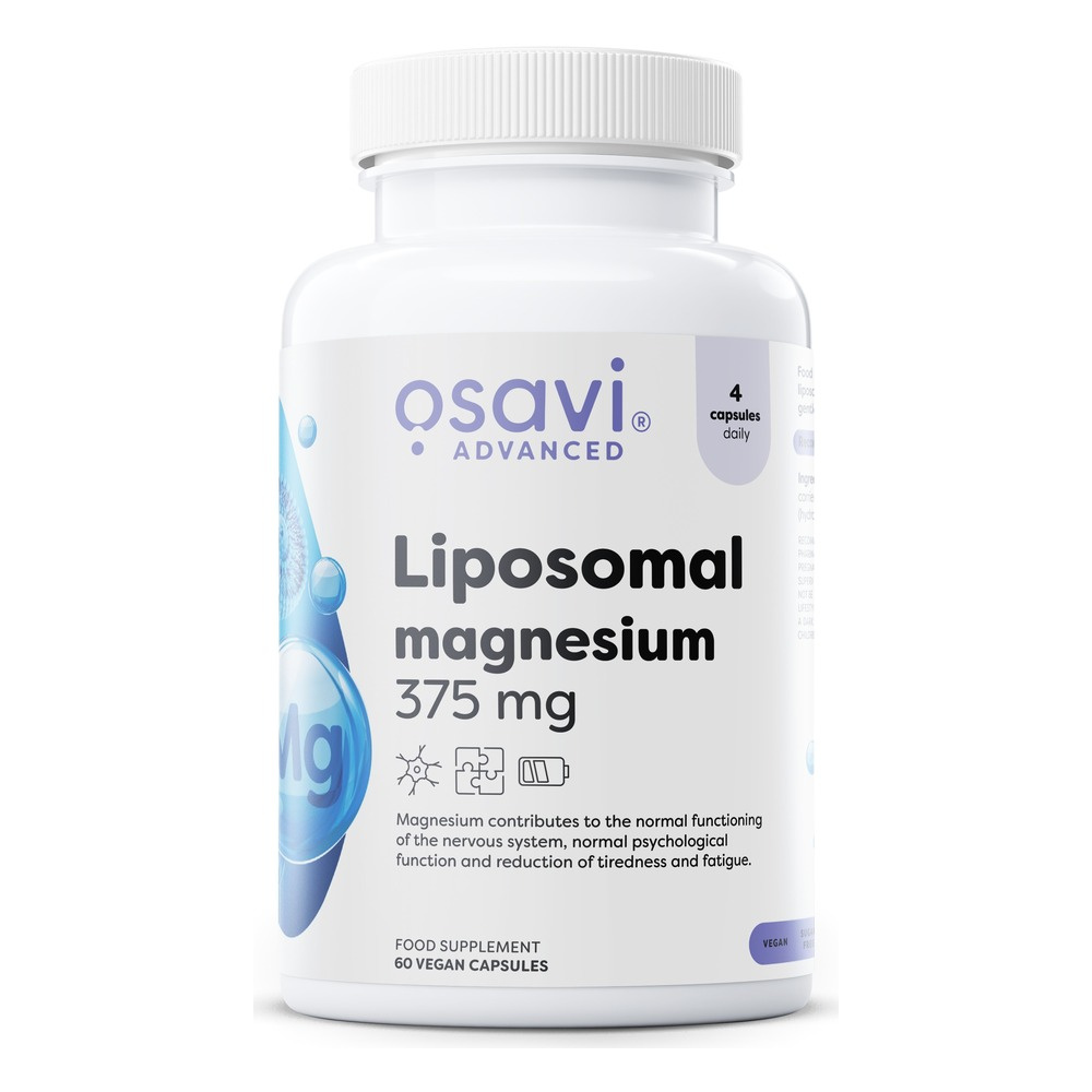 Osavi Liposomal Magnesium 375mg 60 Vegan Capsules
