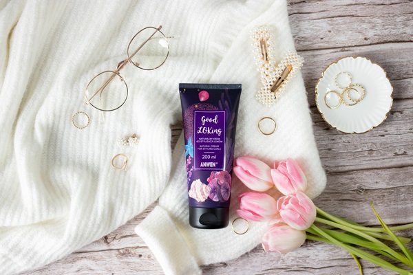 Anwen Good Looking Naturalny Krem do Loków z Ceramidami i Białkiem Ryżowym 200 ml