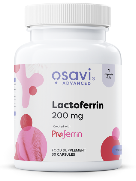 Osavi Lactoferrin 200mg for Iron Absorption and Immunity 30 Capsules
