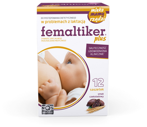 Femaltiker Choco Product to Support Lactation Chocolate Flavor 12 Sachets
