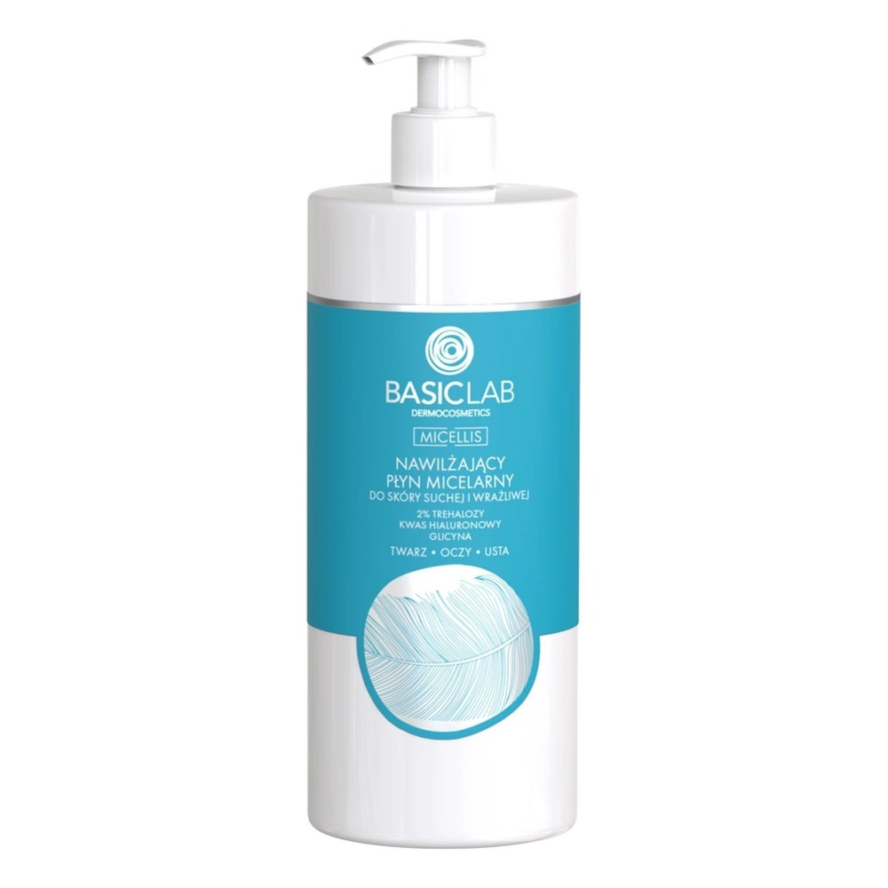 BasicLab Micellis Moisturizing Micellar Water for Dry and Sensitive Skin 500ml