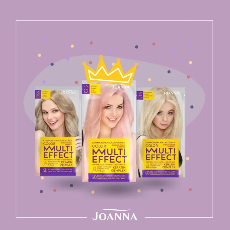 Joanna Multi Effect Color Coloring Shampoo Ultra Light Blonde 01.5 35g