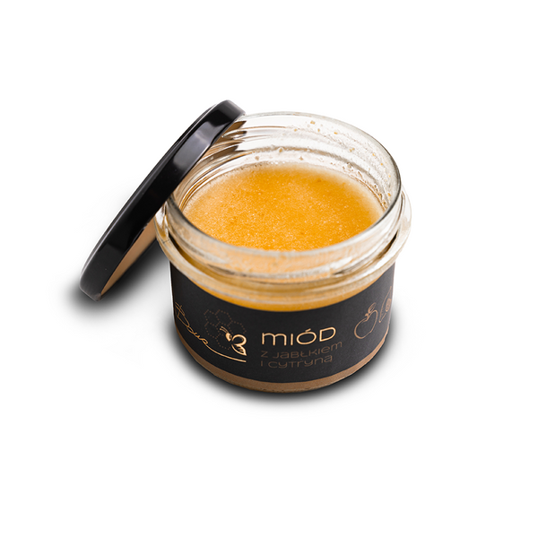 Bona Miód z Jabłkiem i Cytryną Wielokwiatowy Naturalny Pyszny Smak 245g