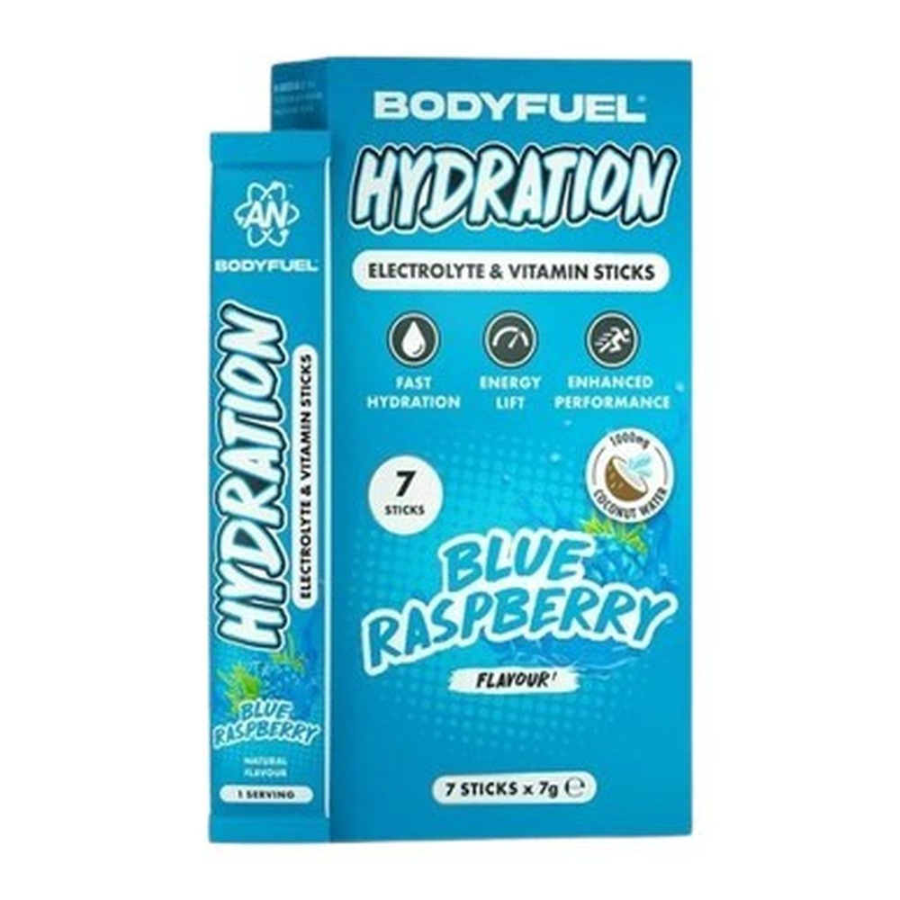 Applied Nutrition Bodyfuel Hydration Electrolyte & Vitamin Sticks Blue Raspberry 7x7g