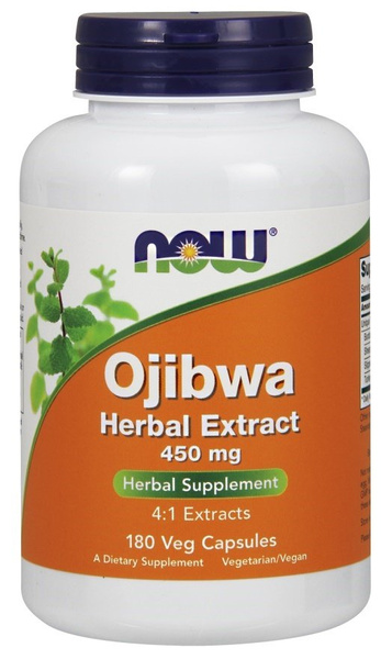 Now Foods Ojibwa Herbal Extract 450mg 180 Capsules