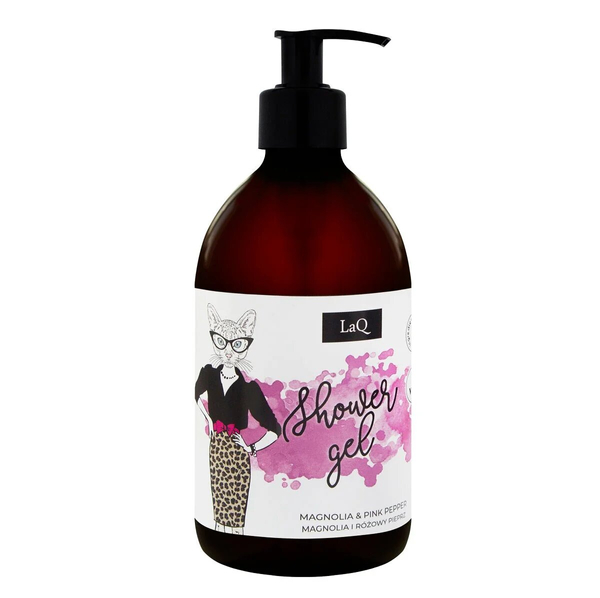 LaQ Magnolia Shower Gel with the Scent of Magnolia and Pink Pepper 500ml