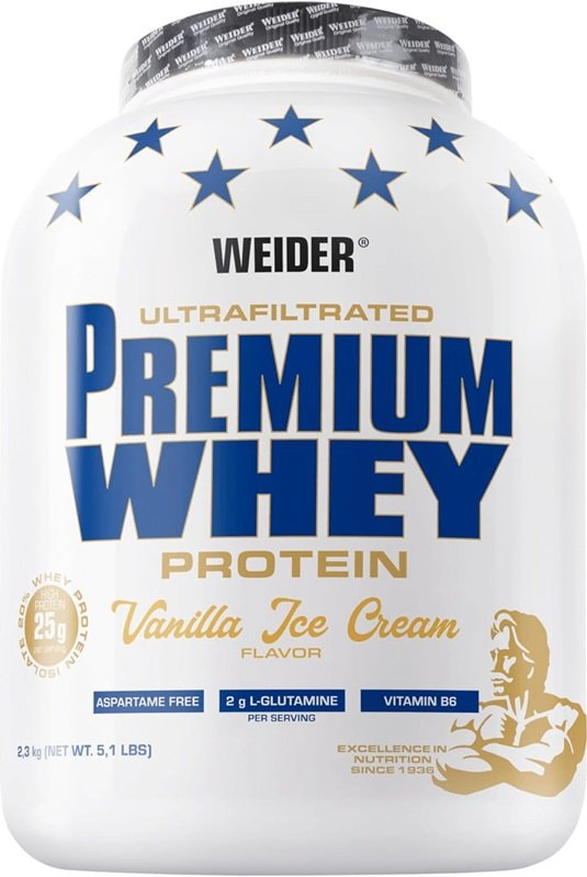 Weider Premium Whey, Vanilla Ice Cream - 2300g