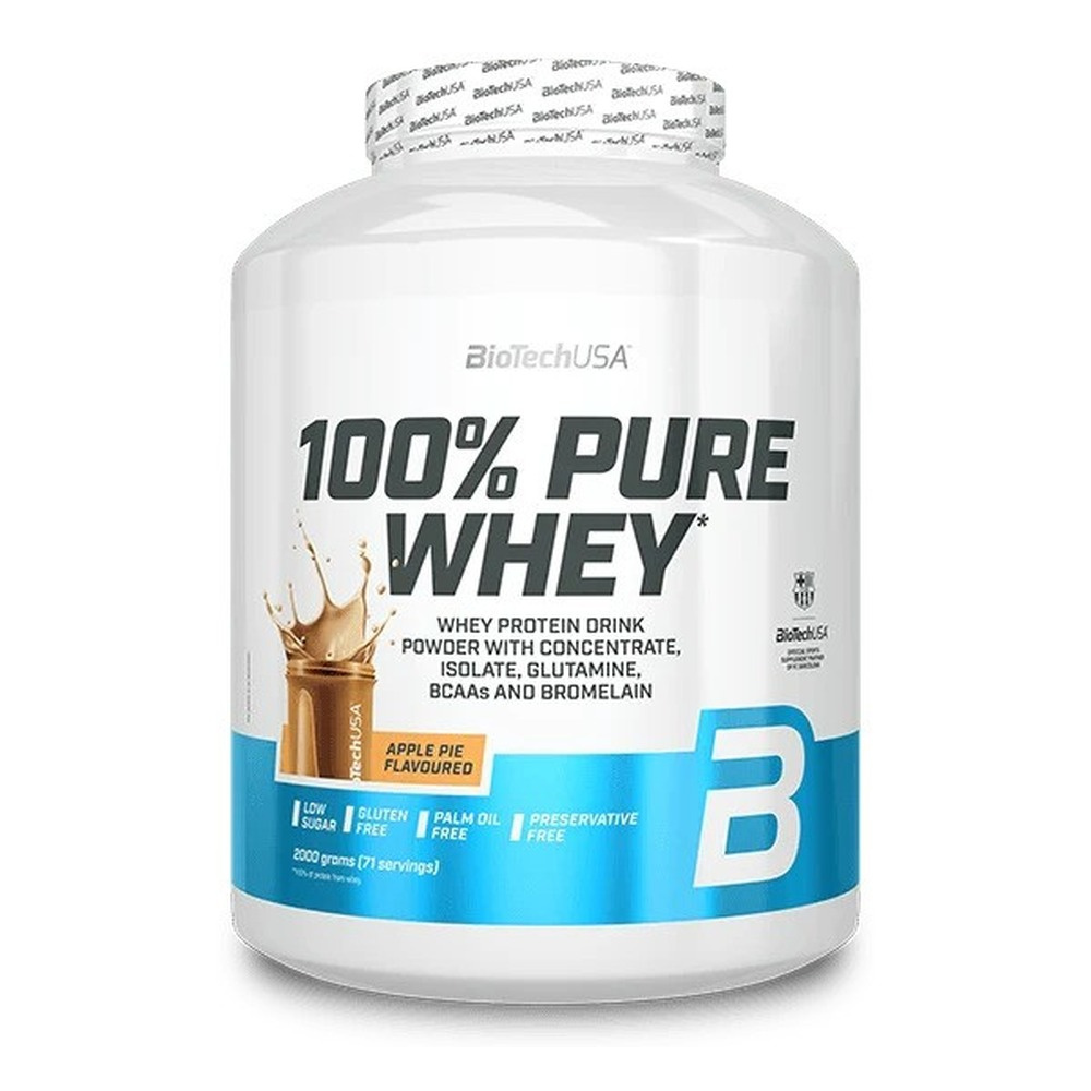 BioTechUSA 100% Pure Whey Białko serwatkowe, Apple Pie 2000g
