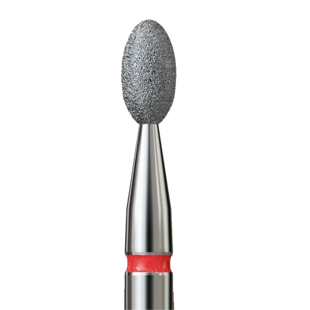 IQ Nails Diamond Nail Drill Bit Olive Shape Fine Grid 2.5mm