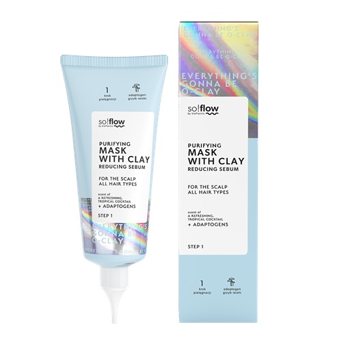 So!Flow Oczyszczająca Maska z Glinką do Kontroli Sebum - 100 ml