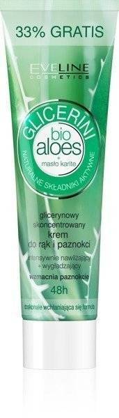 Eveline Glicerini Glicerynowy Krem Do Rąk I Paznokci Z Aloesem Nawilżający 100ml