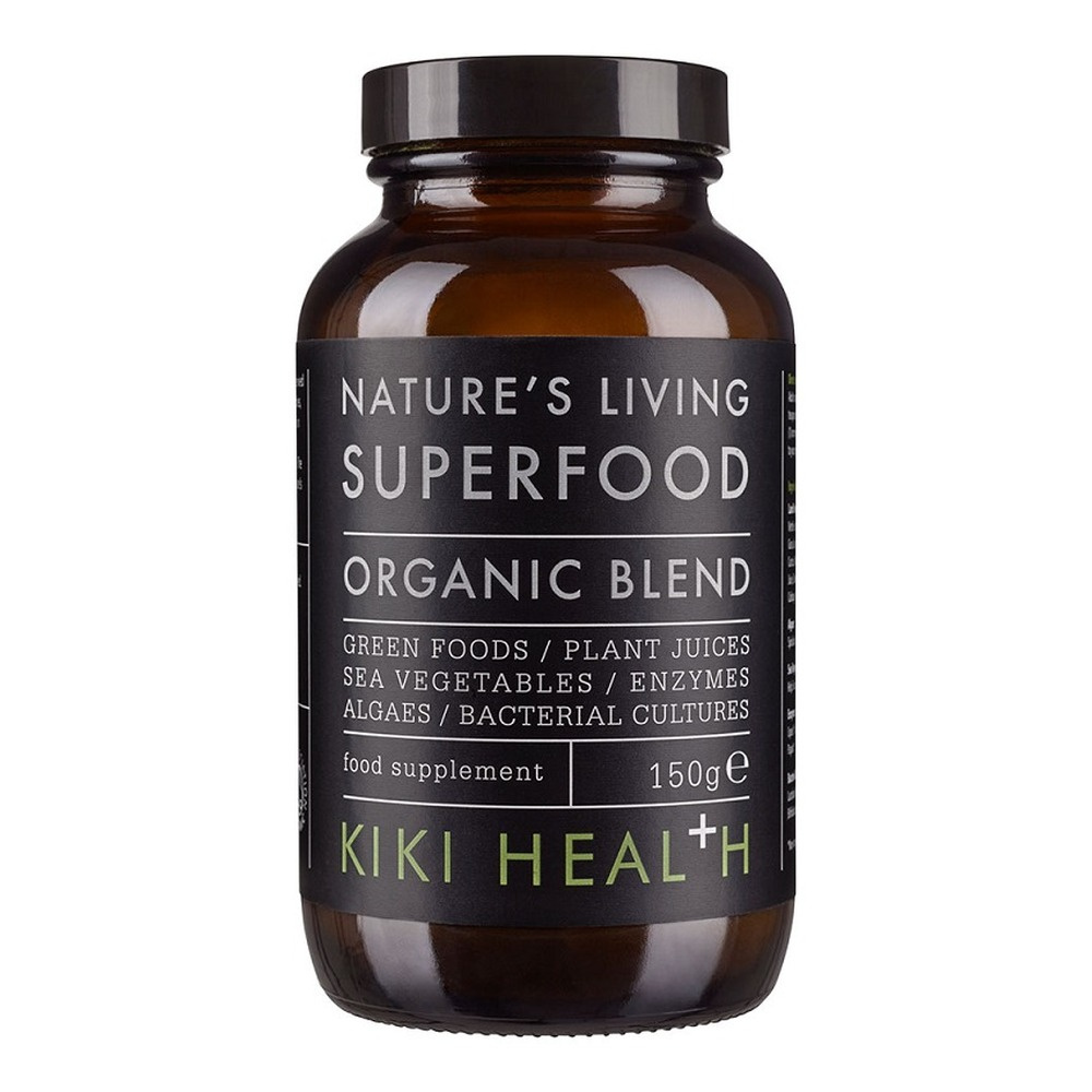 KIKI Health Nature's Living Superfood Zielony Odkwaszający Suplement Na Wsparcie Trawienia 150g