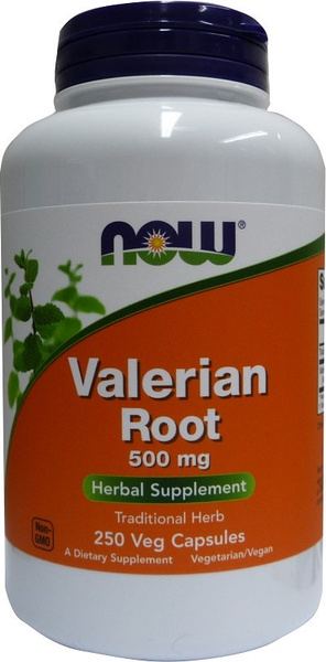Now Foods Valerian Root 500mg Relaxation and Calmness 250 Capsules
