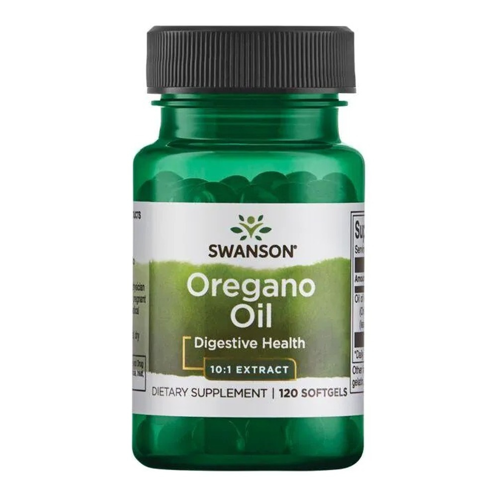 Swanson Oregano Oil 10:1 Extract 120 Kapsułek