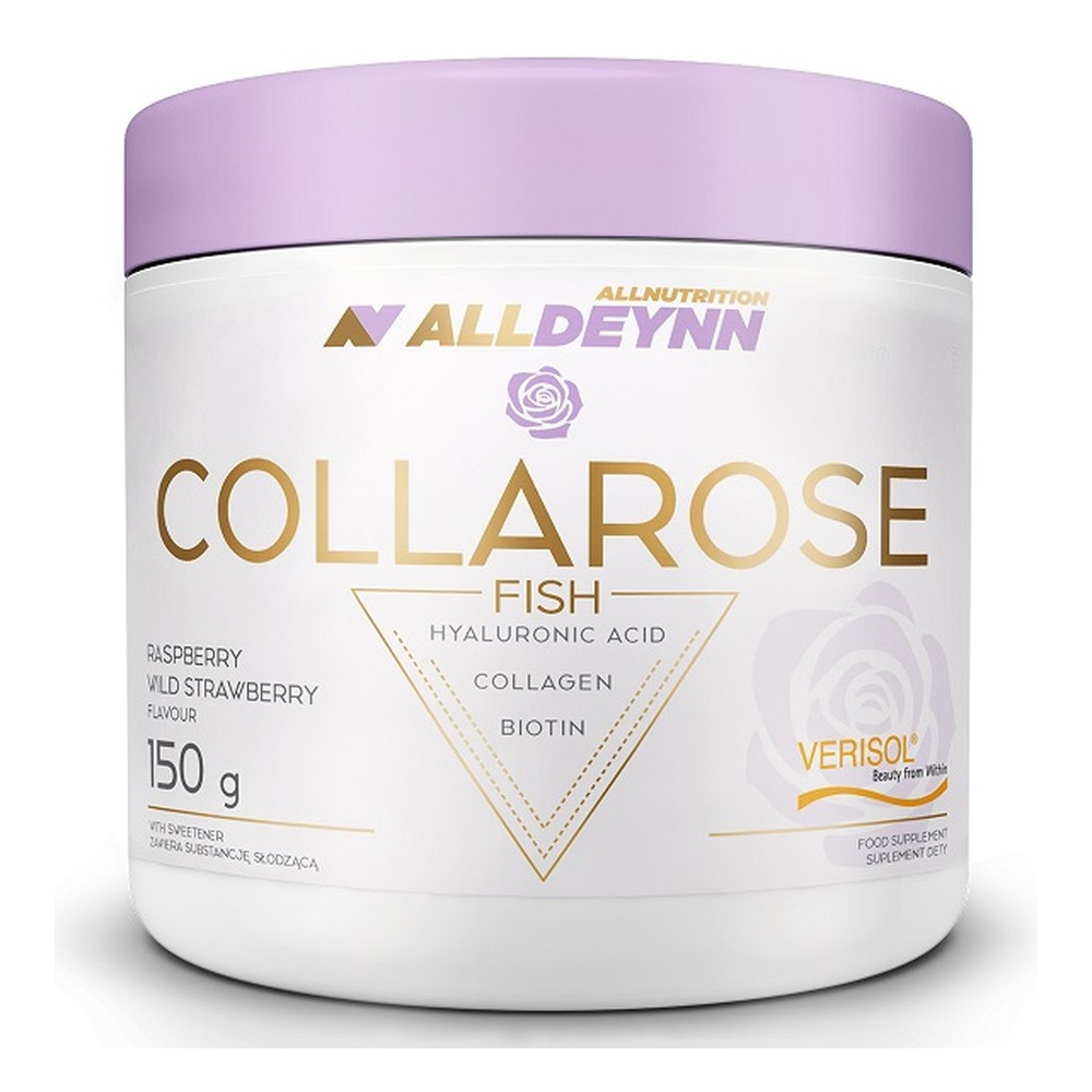 AllDeynn CollaRose Fish Collagen Hydrolyzate Verisol Raspberry Strawberry 150g