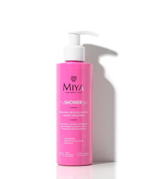 Miya mySHOWERgel Natural Shower Gel with Abyssinian Oil 190ml