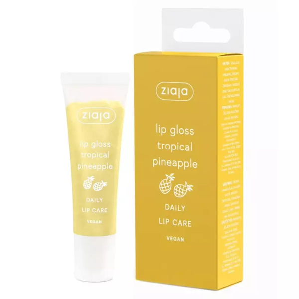 Ziaja Lip Gloss Błyszczyk do Ust Tropikalny Ananas 12ml