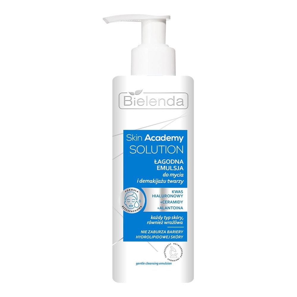 Bielenda Skin Academy Solution Łagodna Emulsja do Oczyszczania i Demakijażu 200 ml