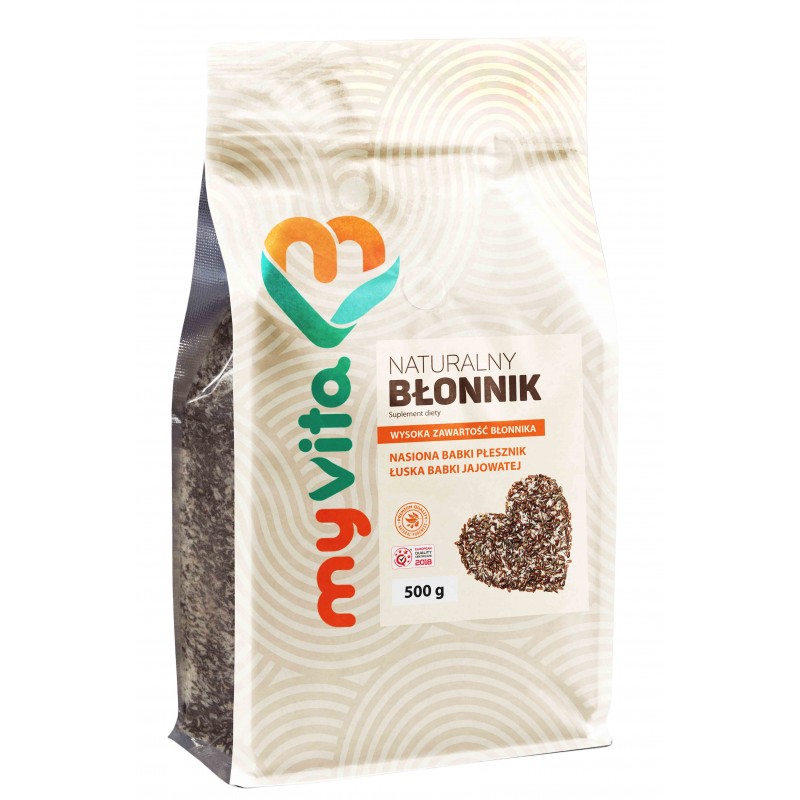 MyVita Organic Fiber Diet Supplement Natural Fibre 500g Błonnik Witalny Błonmix