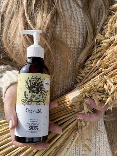 Yope Mleko Owsiane Naturalny Szampon Wzmacniający do Włosów Normalnych 300ml