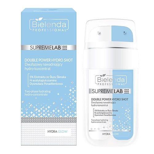 Bielenda Professional Supremelab Two-Phase Hydrating Hydro-Concentrate with Snail Slime Extract for Dry and Tired Skin 30ml
